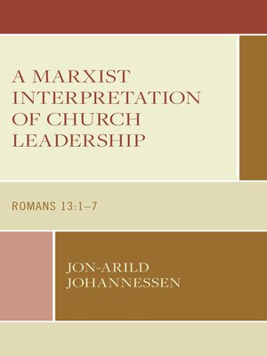 cover image of A Marxist Interpretation of Church Leadership